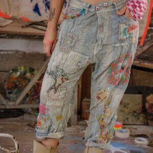 Magnolia Pearl Floral Miner Denims - 916